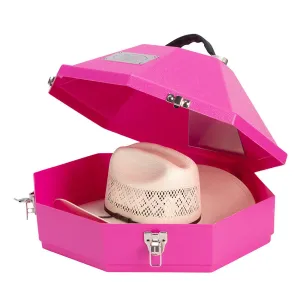 Western Hat Carrier Hot Pink