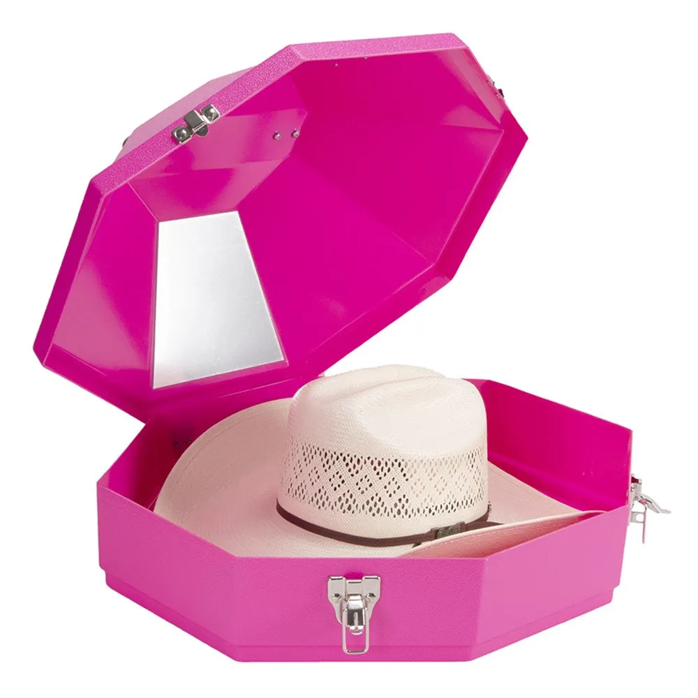 Western Hat Carrier Hot Pink