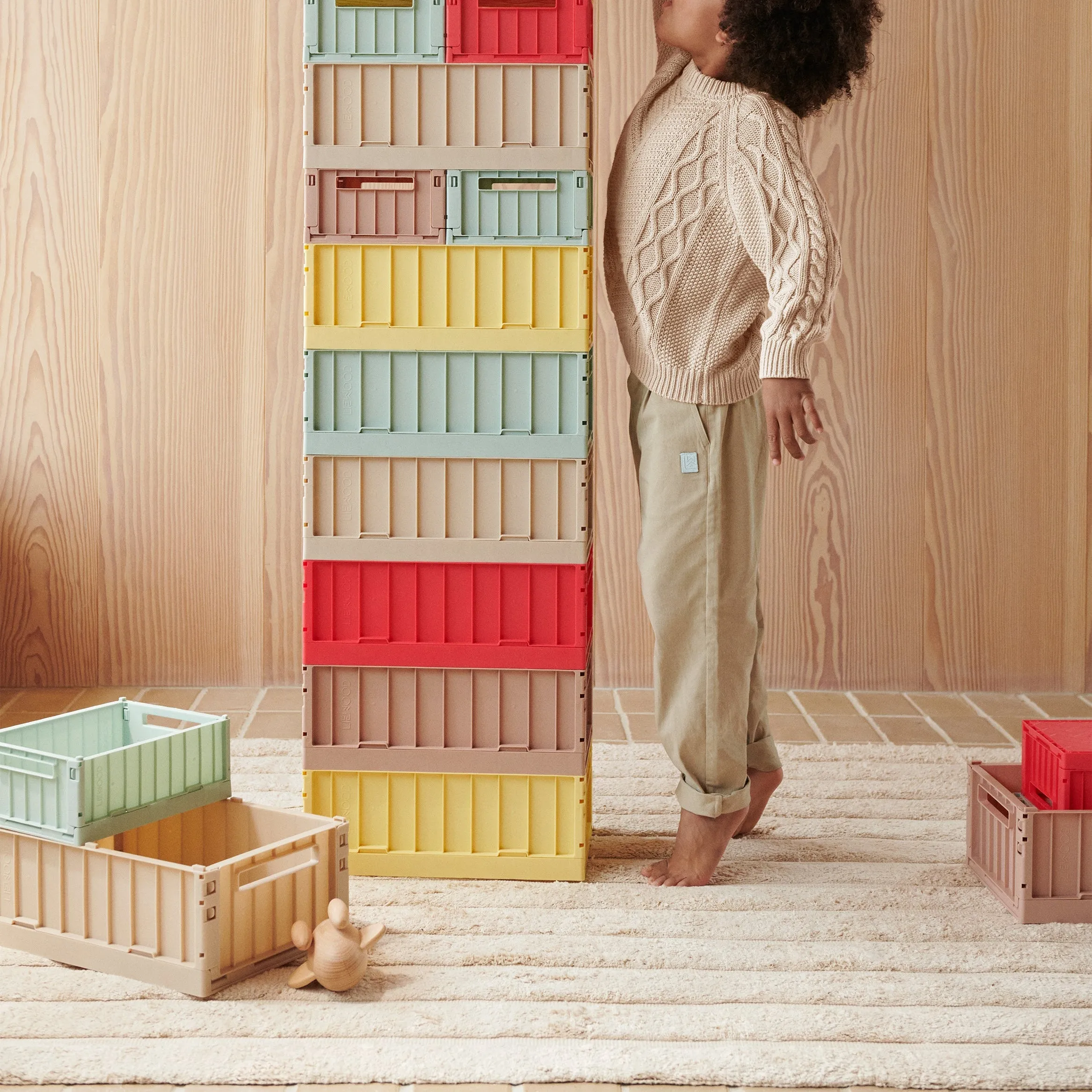 Weston Medium Storage Box (Lemonade)