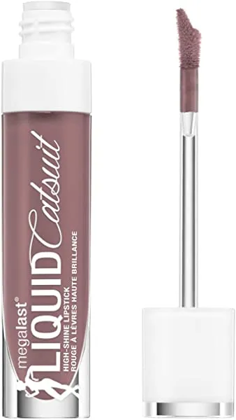 Wet n Wild MegaLast Liquid Catsuit High-Shine Lipstick Purple Mauve Over Girl