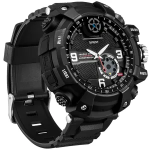 Wi-Fi P2P Sports Wrist Watch Camera App 2.6K HD 32GB Live View Video