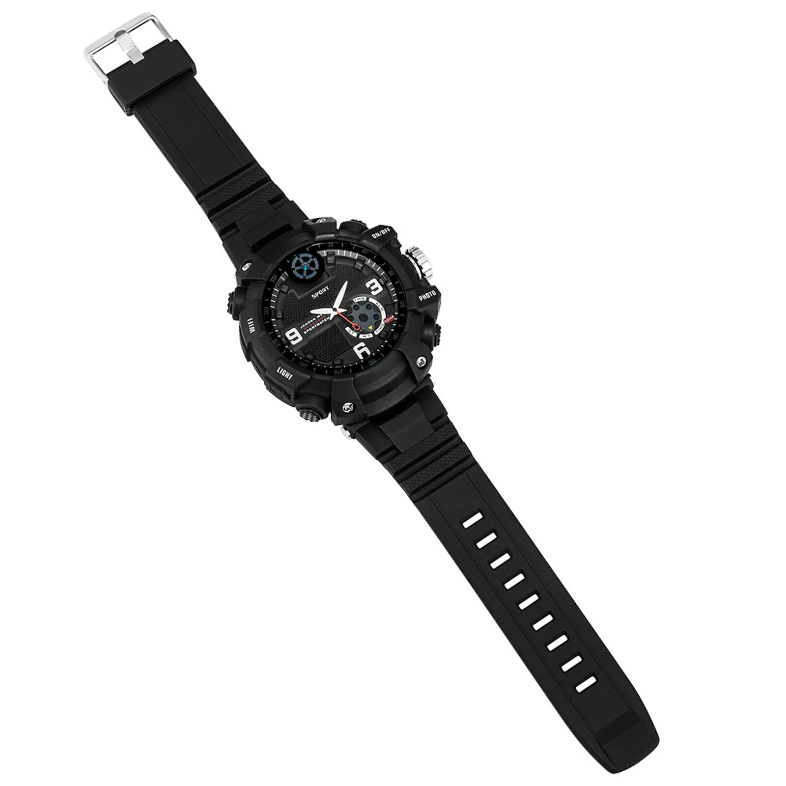 Wi-Fi P2P Sports Wrist Watch Camera App 2.6K HD 32GB Live View Video