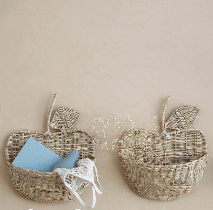 Woven storage basket