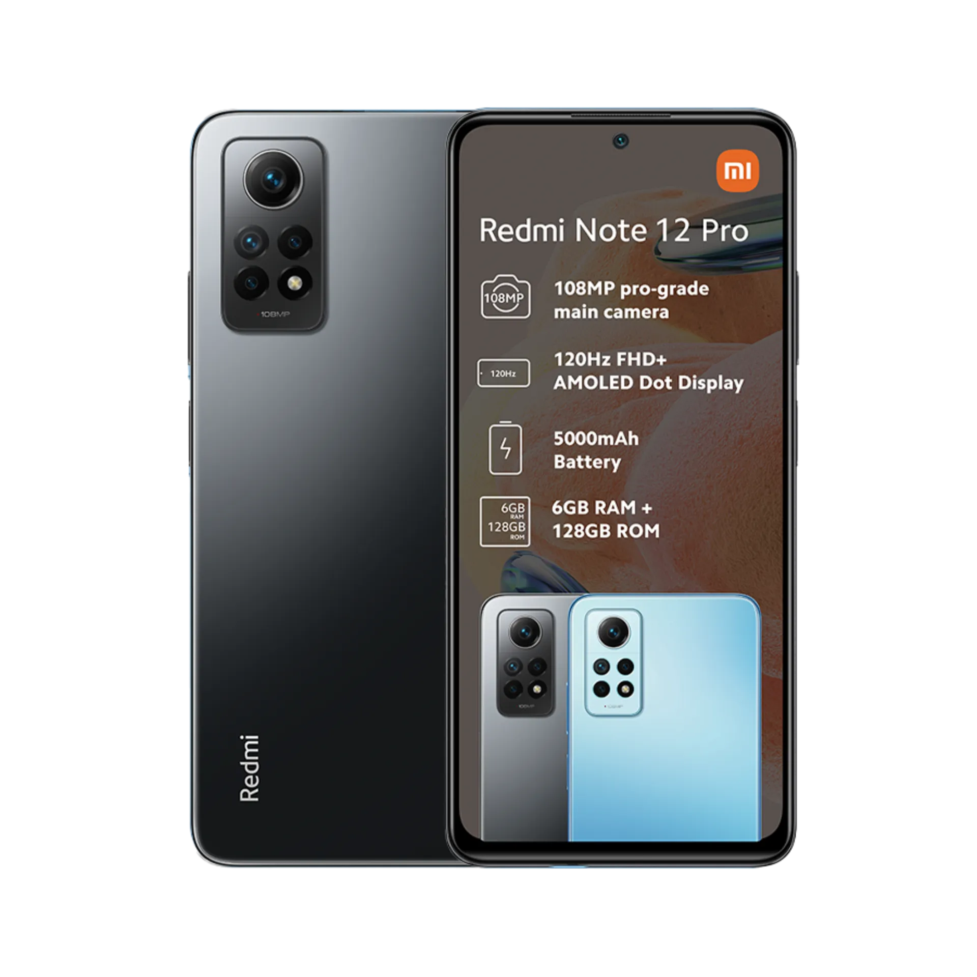 Xiaomi Redmi Note 12 Pro 4G 128GB Grey