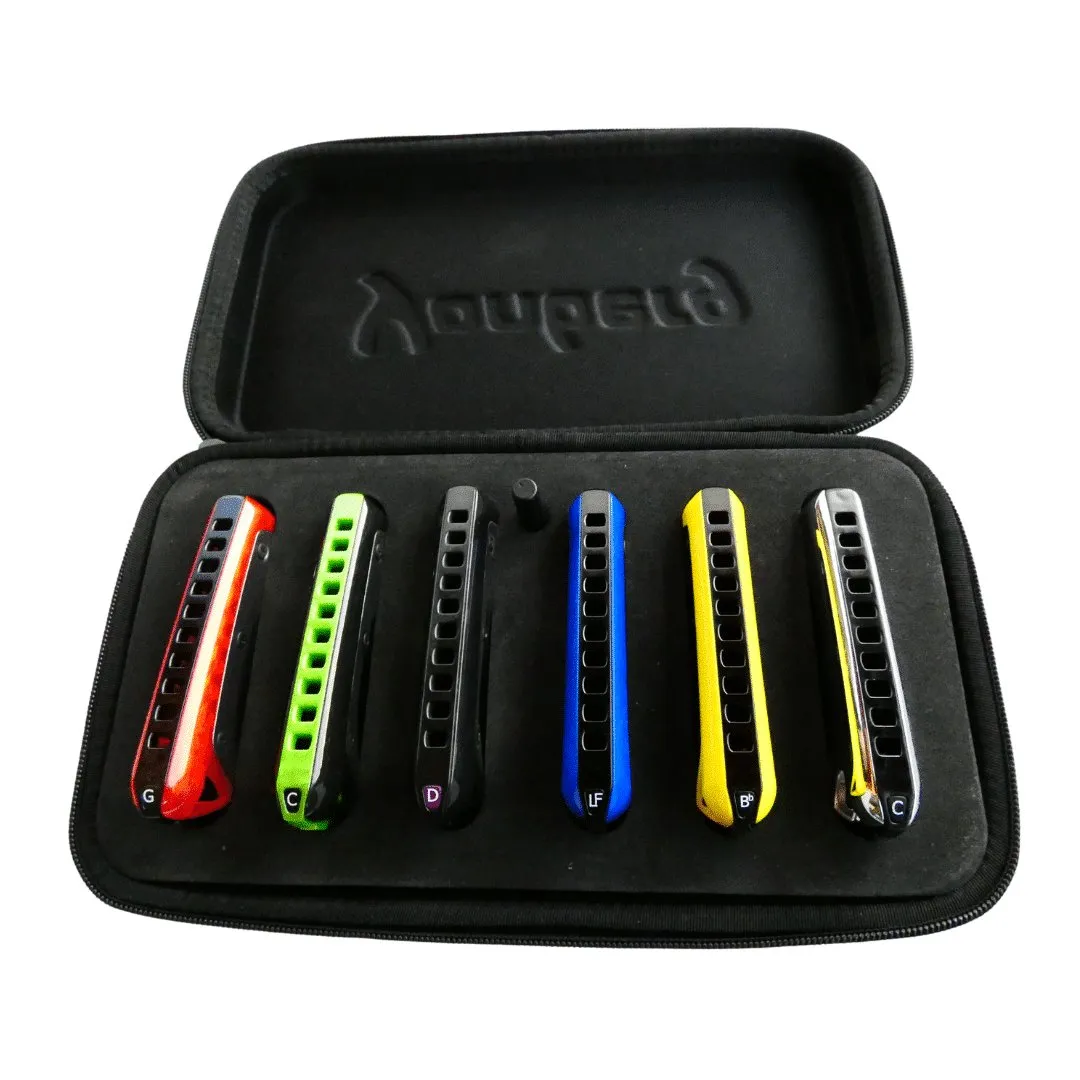 Yonberg CASE FOR 6 Diatonic Harmonicas