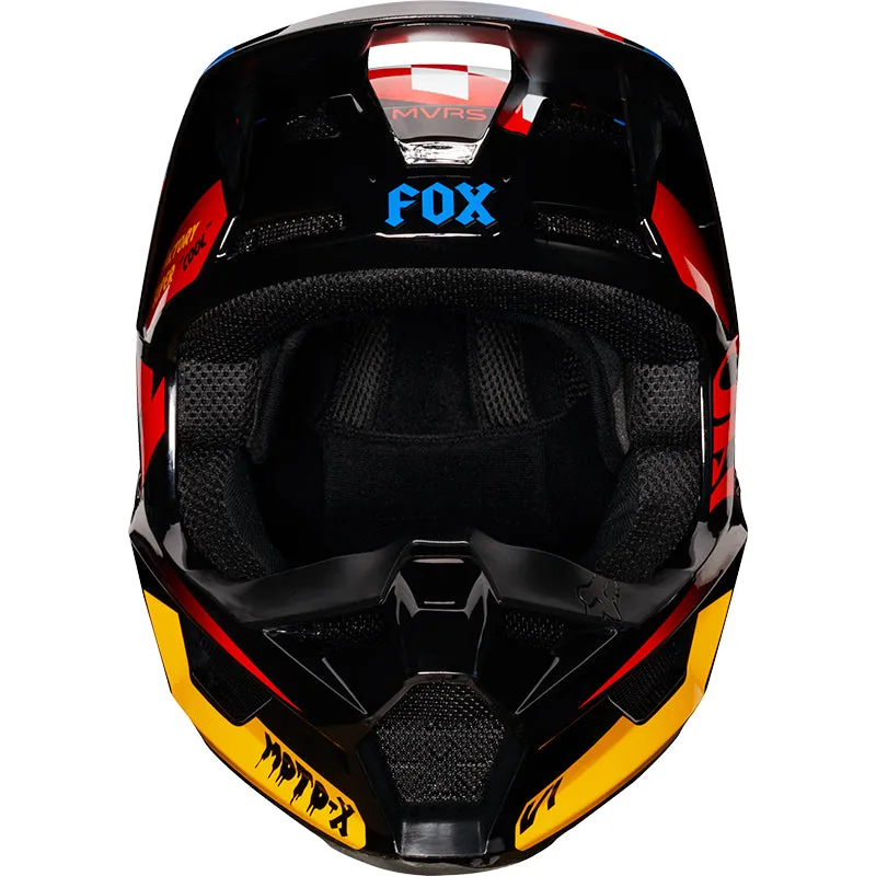 YOUTH V1 CZAR HELMET [BLACK/YELLOW] M