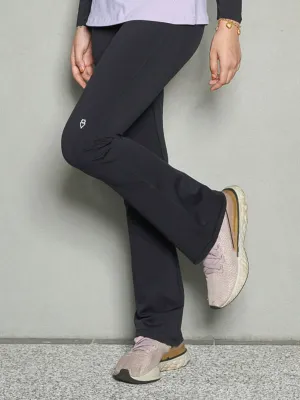 ZHOORA Basic - All Go Bootleg Pants in Coal Black