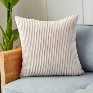ZT34 Square Pillow Cover & Insert (Set of 2) Beauty Acrylic Color: Cream Size: 18" x 18"